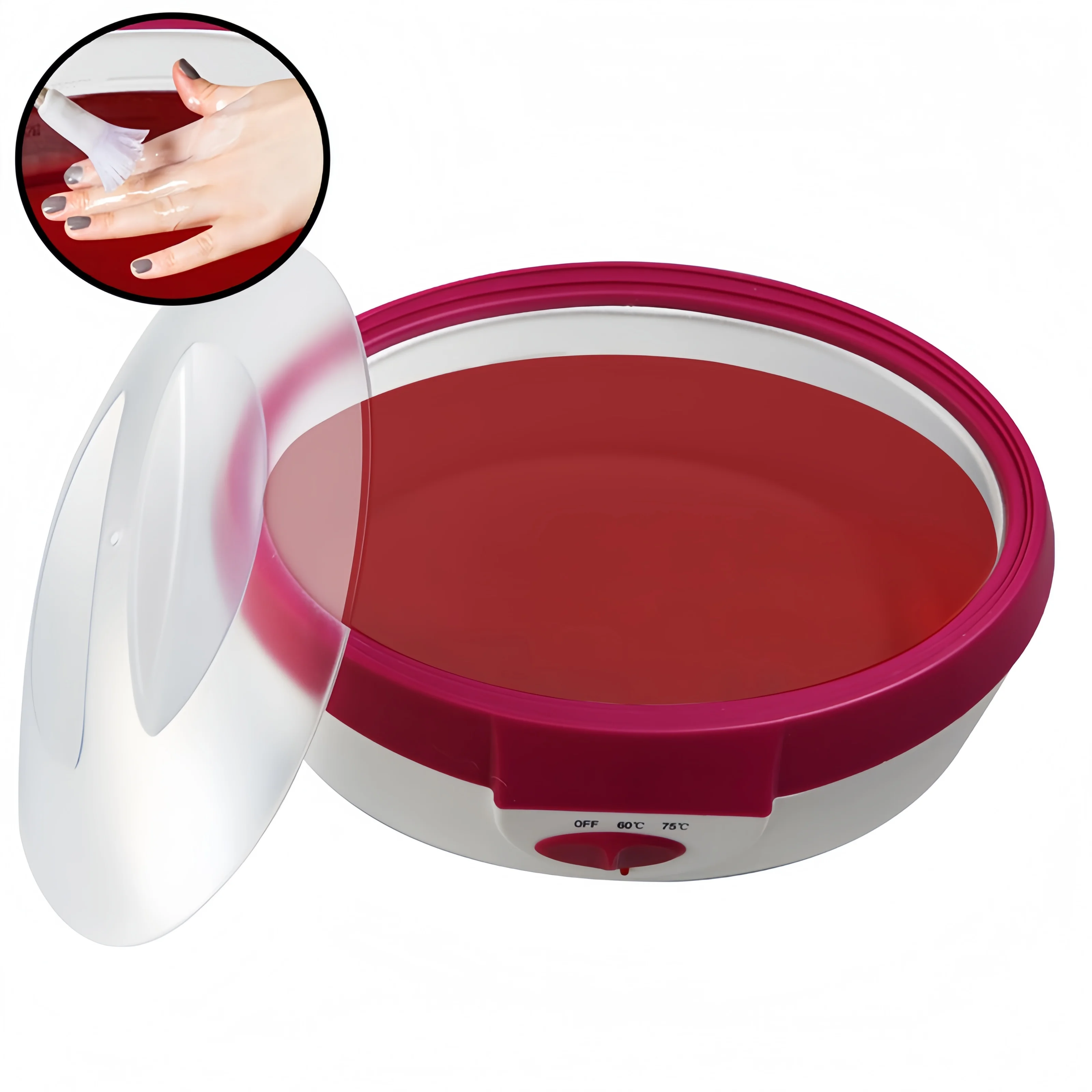 

Paraffin Wax Warmer Professional Heated Wax Machine for Hands Feet Home Use Nail Salon Moisturizing Wax Bath Treatment Manichine