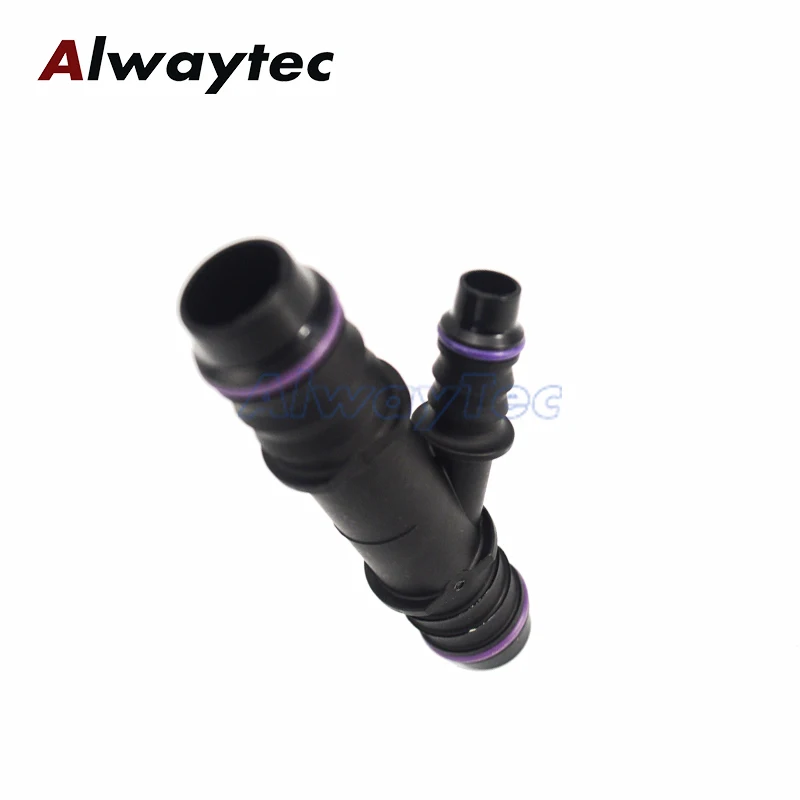 ID14-14 Fuel Diesel Engine Reducing Y Fitting Coolant Flange Connector Water Radiator 3