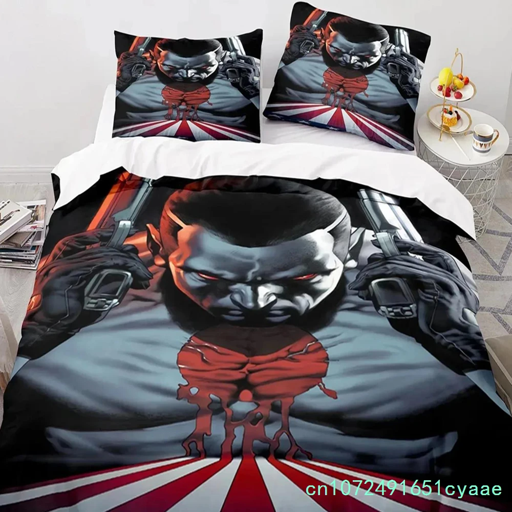 Game BloodShot Blood Warrior Bedding Set Boys Girls Twin Queen Size Duvet Cover Pillowcase Bed Boys Adult Home Textileextile 5