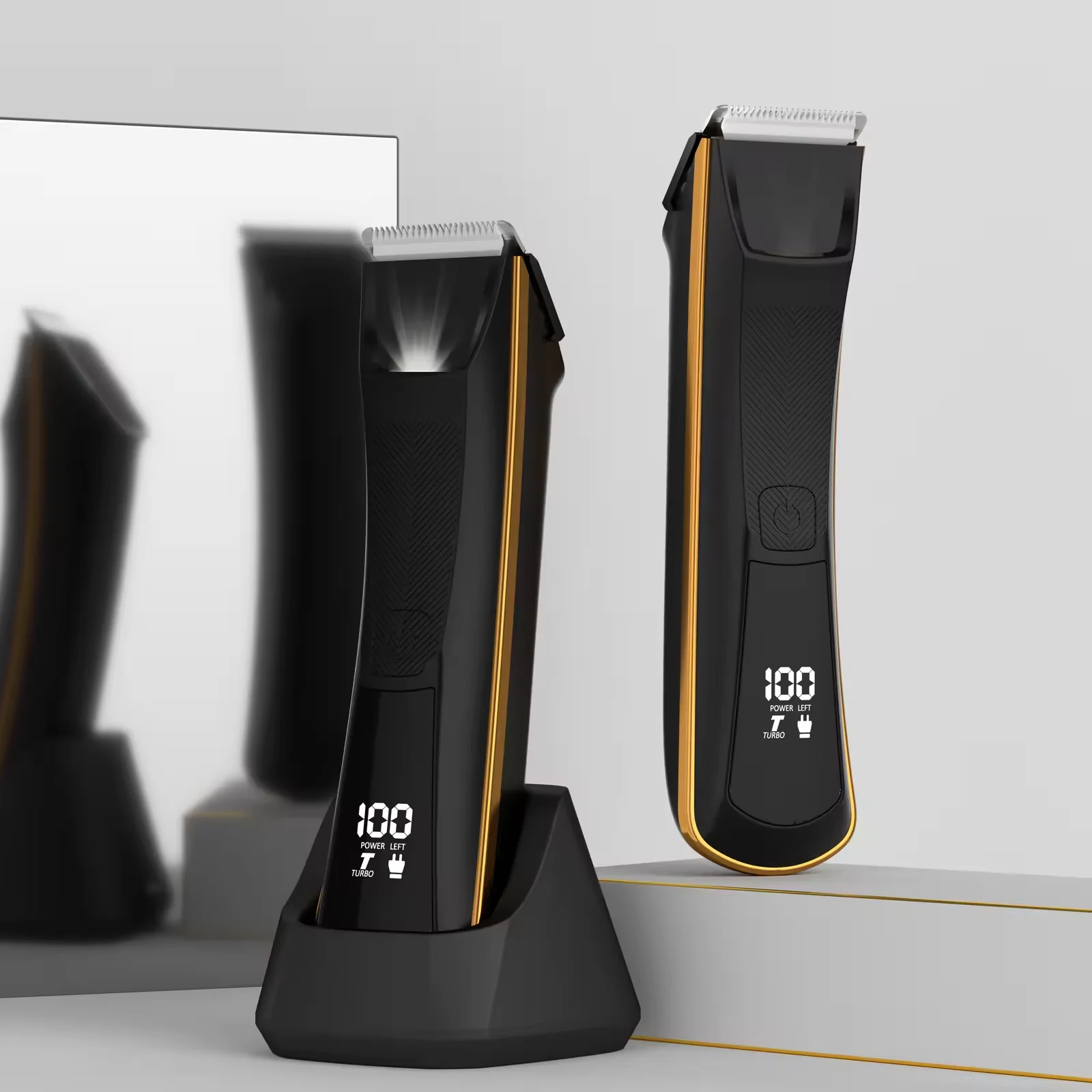 WAIKIL New Multi functional Hair Trimmer Men's Electric Hair clipper Waterproof USB Charging Cordless Private Hair Trimmer