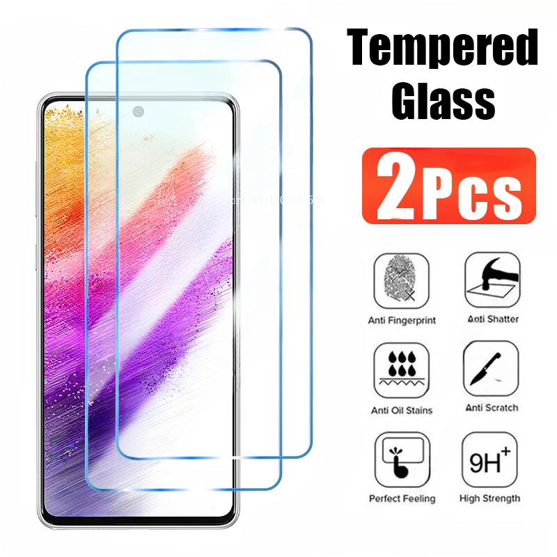 Premium gehärtetes Glas für Samsung A55 A34 A24 A15 A12 A13 A52 A51 A71 A72 A22 A32 Schutz glas für Samsung A05 A35 A25 A33