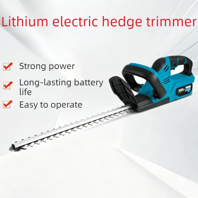 

Wireless Electric Hedge Trimmer Twin Blades Lawn Mower Multifunctional Dual Switch Grass Trimmers Household Garden Pruning Tools