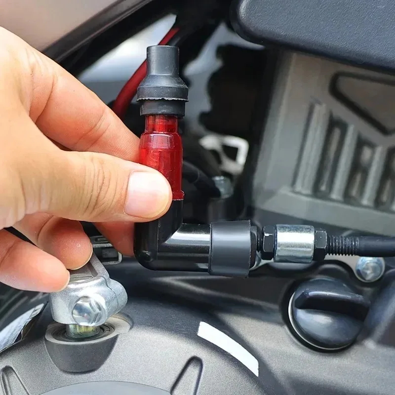 Motorcycle Ignition Spark Plug Caps Universal Ignition Elbow Shaped Spark Plug Caps Motorbike Tuning Accessories 1/2/4pcs view 4
