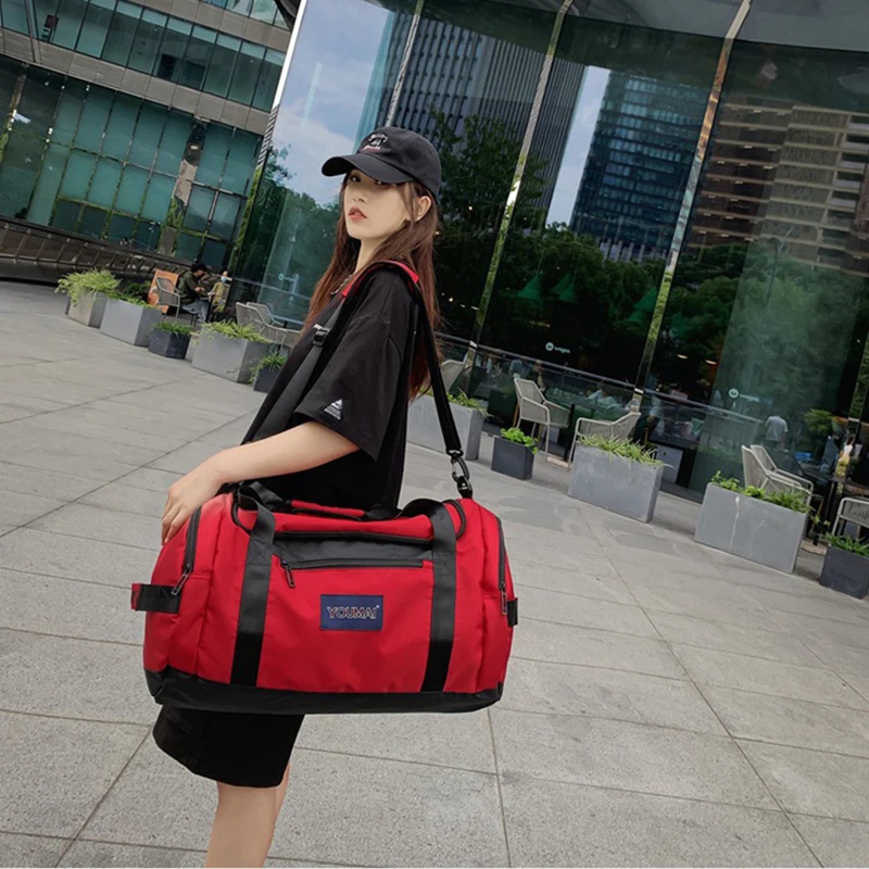Gym Sports Bag for Women Travel Fitness Shoes Luggage Gym Accessory Men Trekking Army Waterproof Tote Handbags Shoulder Bag
