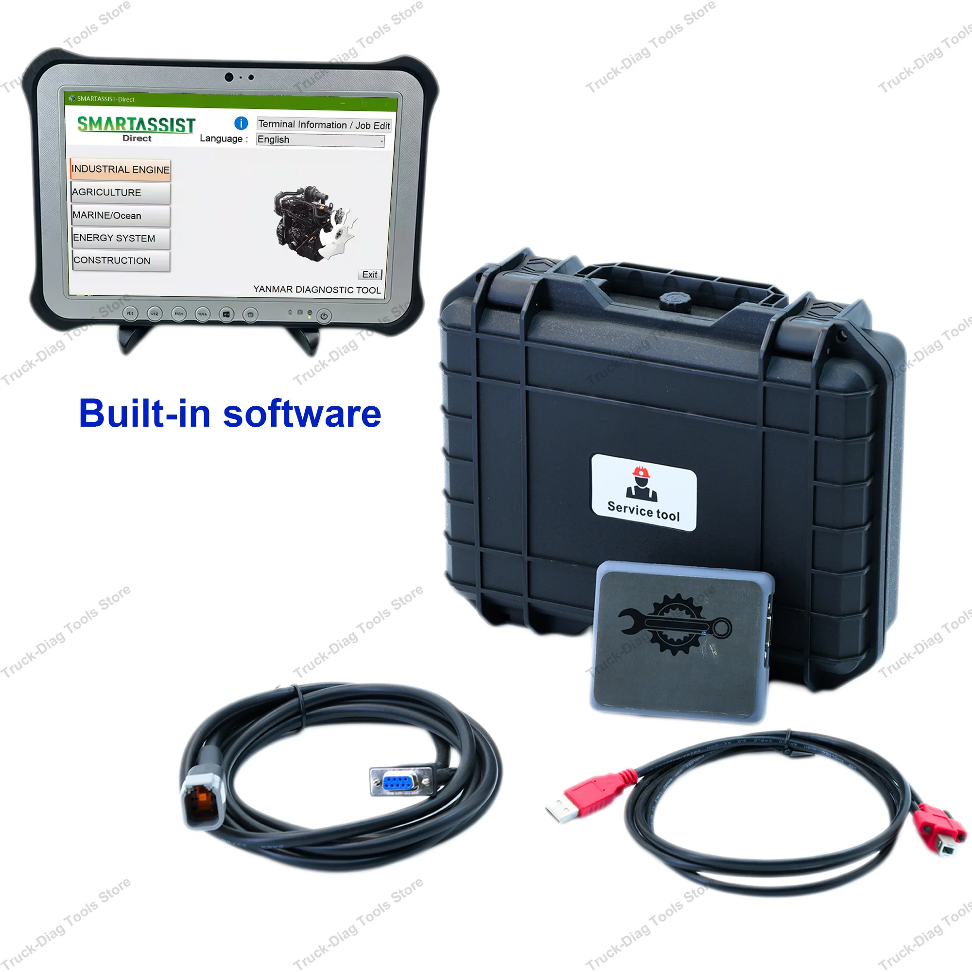 2026 Diagnostic Service Kit For YANMAR YEDST 1983000033 CS9703000000 Diesel Engines in Agriculture, Construction and Generator