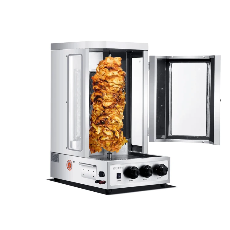 

Hours Powerful Brazilian Snacks Electric Shawarma Kebab Grill Machine For Commercial