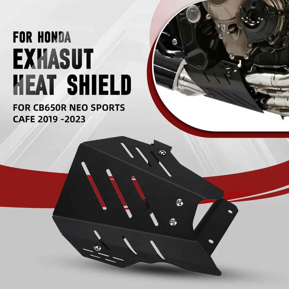 

Motorcycle Mid-Section Exhasut Muffler Cover Anti-Scald Cap Heat Shield Guard Proof For Honda CB650R Neo Sports Cafe 2019 -2023