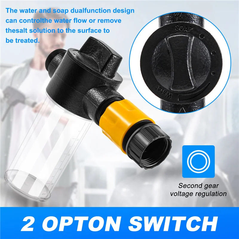 M93K-Boat Engine Flush Mixer Liquid Flow Valve Perfect To Flush Outboard And Inboard Engines Connects With Garden Hose
