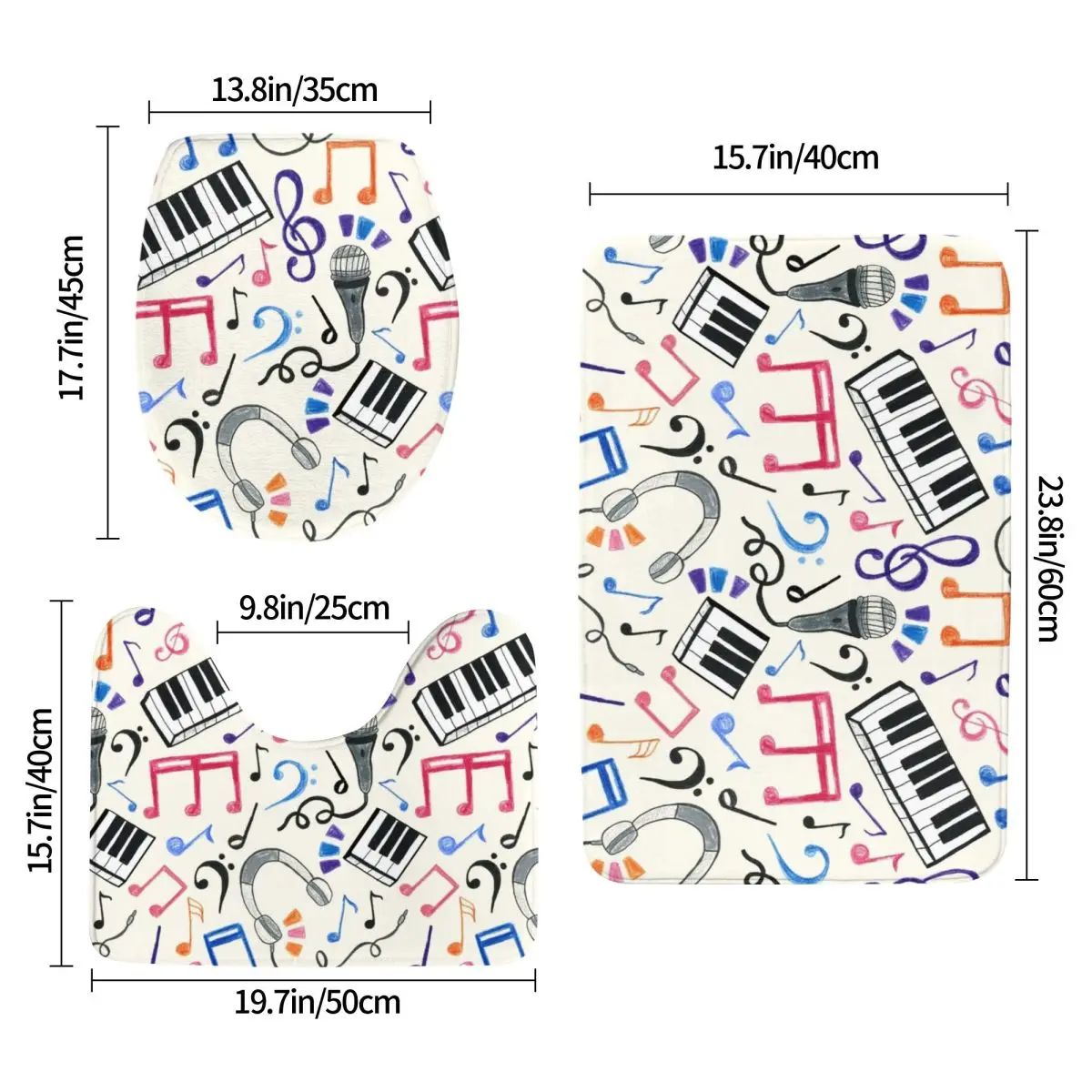 Good Beats-Notes de musique et - Home Goods Bathroom Rugs avis et prix
