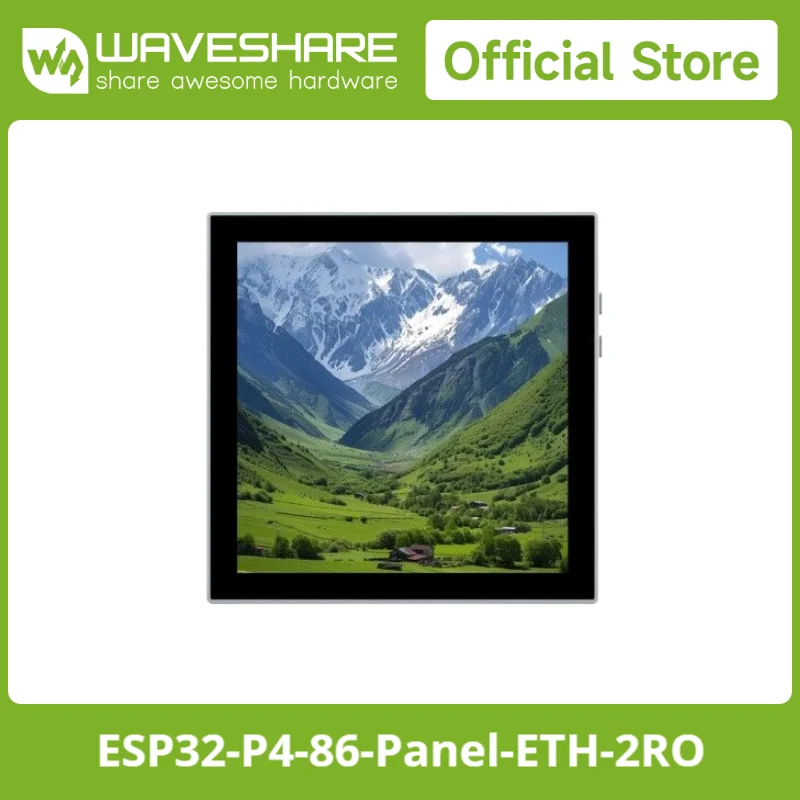 Waveshare ESP32-P4 Smart 86 Box, basé sur le contrôleur ESP32-P4, écran tactile intégré 5 points 4 pouces 720x720, basé sur ESP32-P4