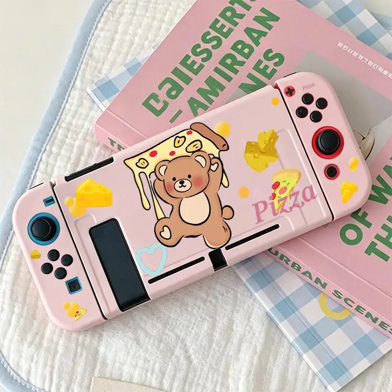 Protective Case Accessories for Nintendo Switch NS Game Console Anti-Scratch Shell Protector TPU Split Protective Case