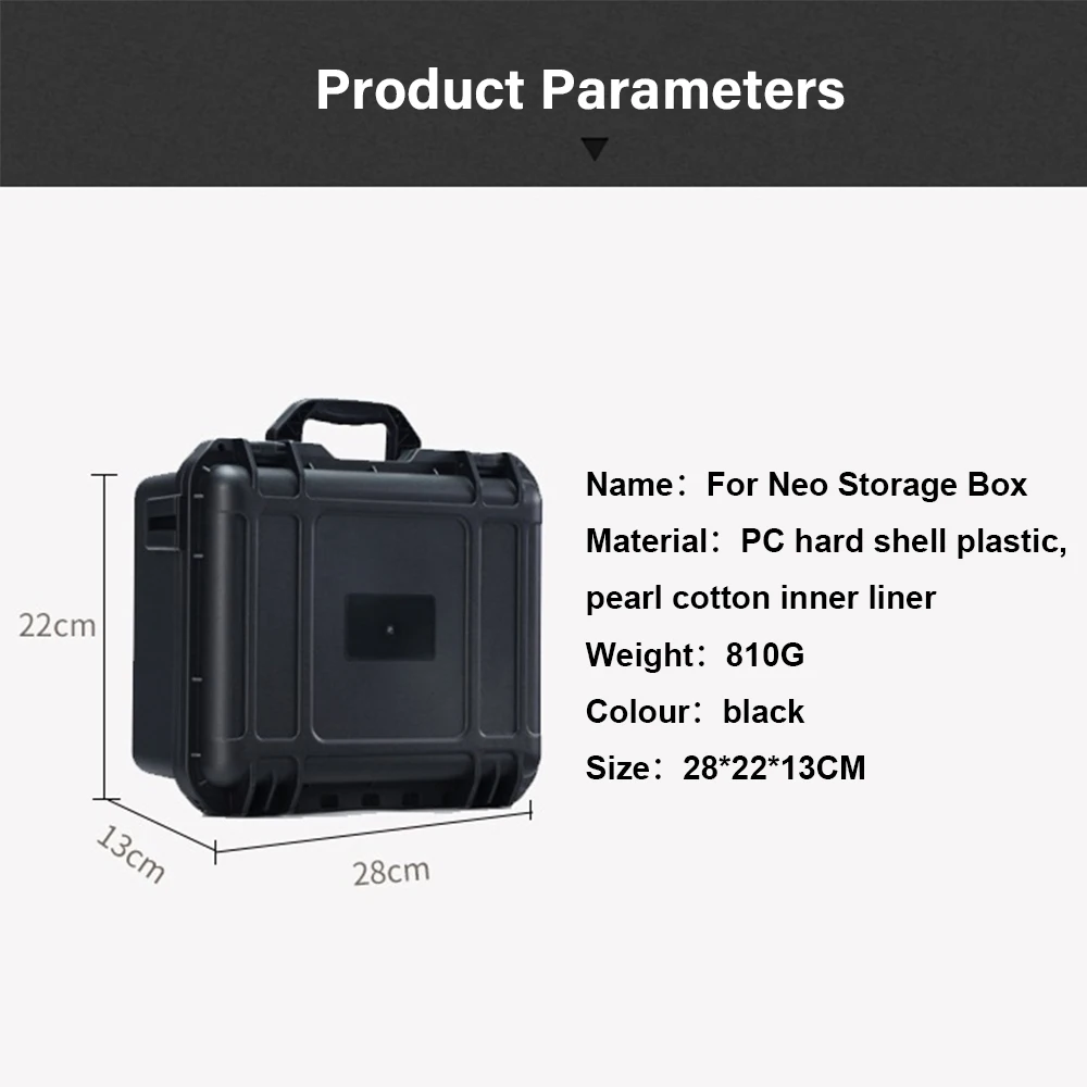 Explosion-Proof Box for DJI NEO Hard Shell Bag Waterproof Case Protector Suitcase For DJI Neo Carrying Box Drone Accessories ﻿