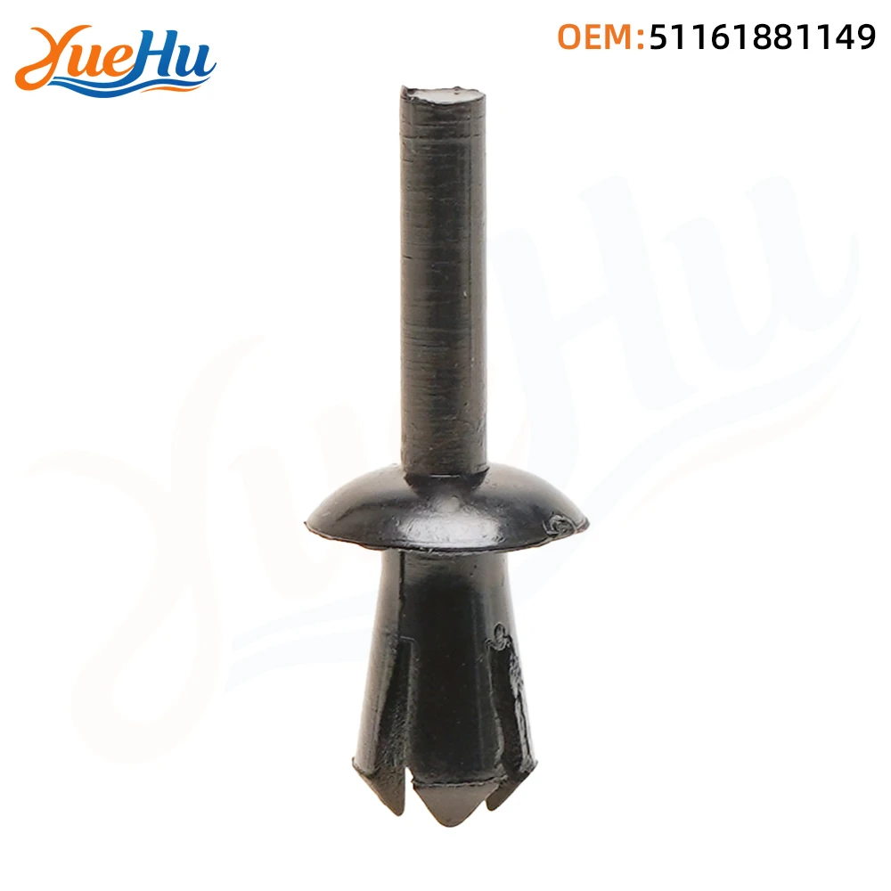 

YUEHU 25PCS BM-W 5mm CLIPS PUSH RIVET FIXING 51161881149 E90 E91 E92 E93 E46 E36 E39 E34 Side Skirt Exterior Trim Expanding Clip