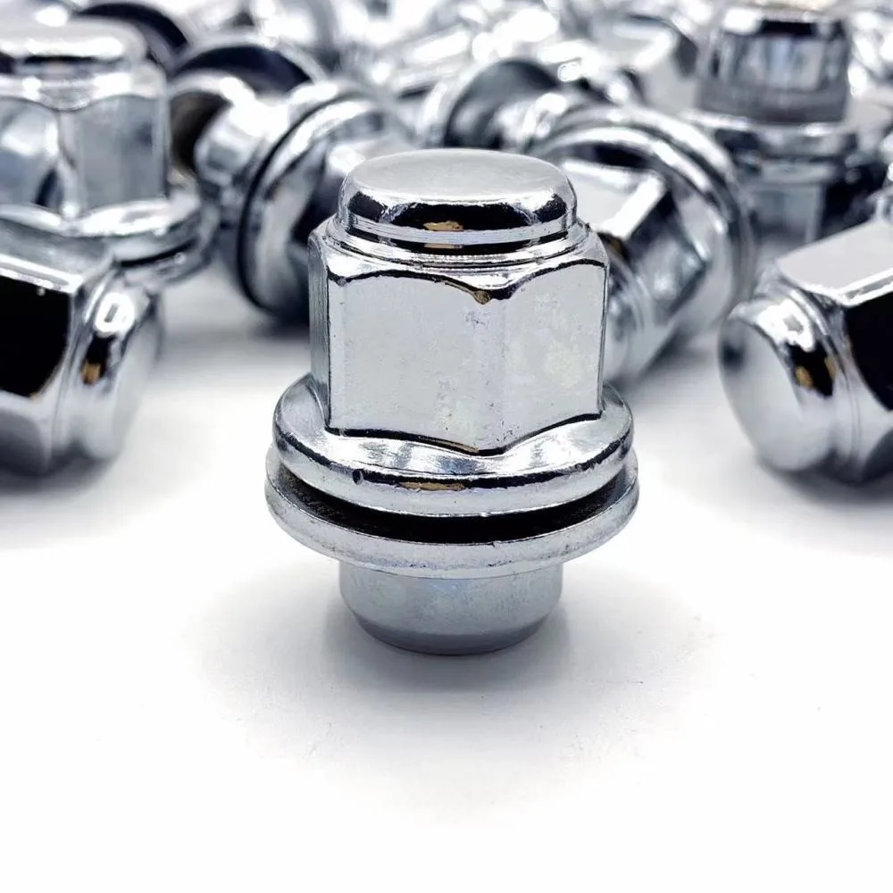 5PCS Chrome Lug Nuts for Jaguar S-Type X-Type F-Type XF XJ XK/R C2C35294 LCM4B6HCOCH06020