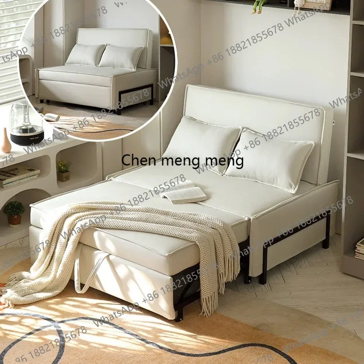 

D182 Sofa bed dual-purpose living room without armrests push-pull storage simple balcony multi-functional foldable bed