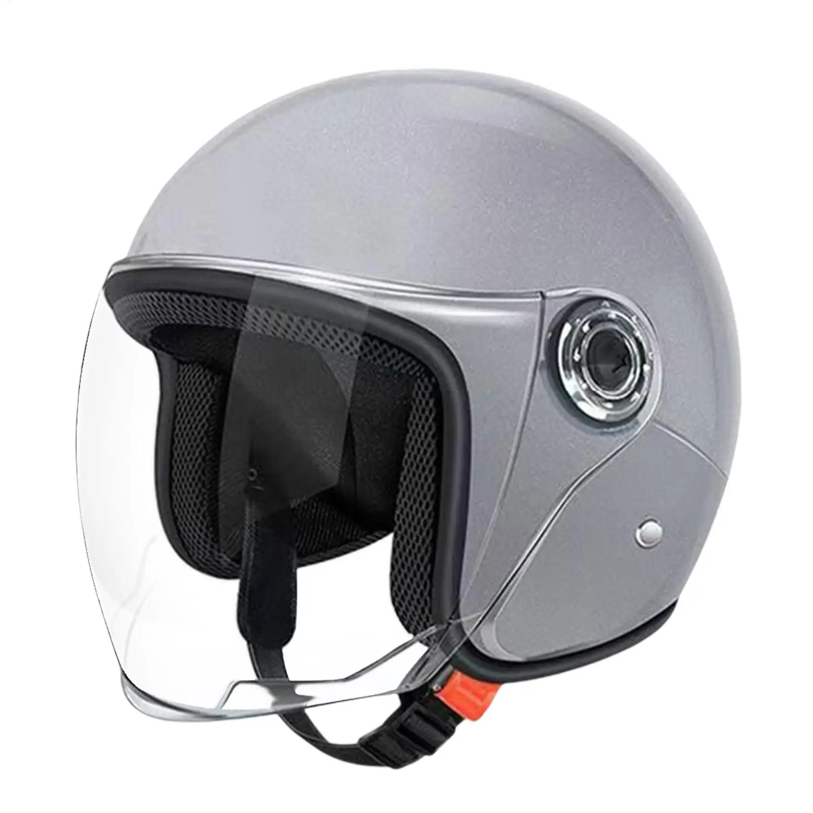 

Large Motorcycle Helmet Half Face Moped Helmet Protective Gear With Visor For Women Men Adventure Outdoor Riding Scooter