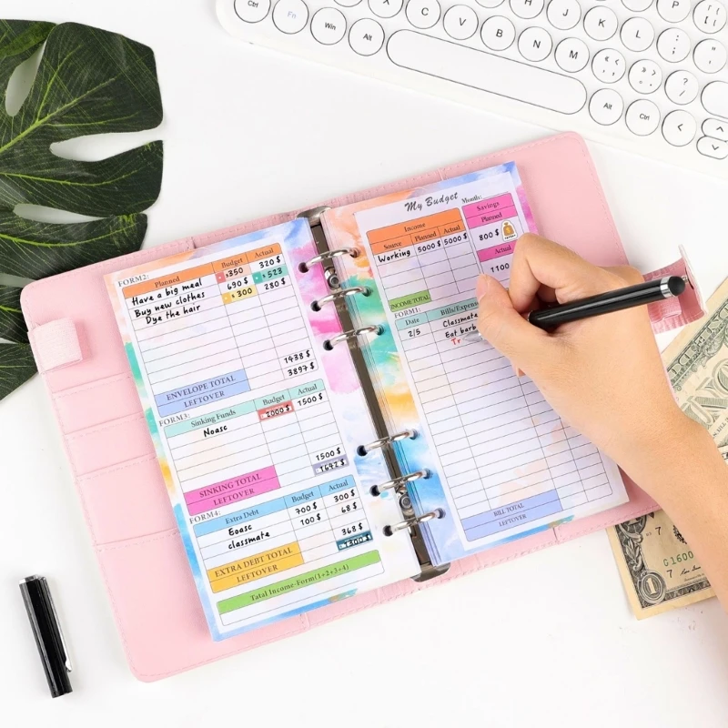 Бумага для сменных вкладышей, вкладыши для переплетного журнала, планировщик бюджета, линованные листы