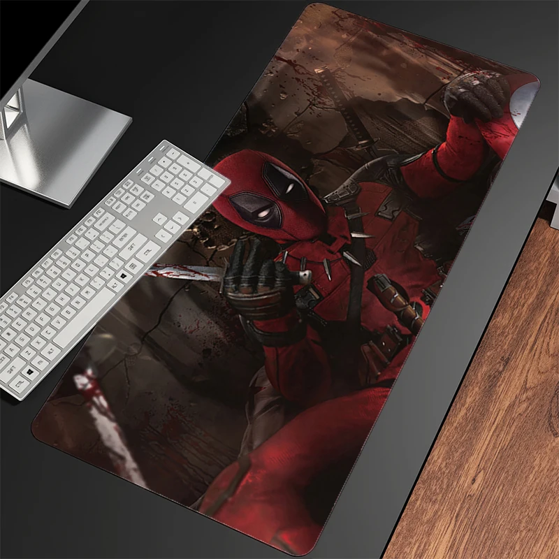 마우스 패드 데드풀 게이머 PC 컴퓨터를 위해 특별히 디자인된 HD 인쇄 데스크 매트 키보드 애니메이션 게임 액세서리 마우스 패드 카펫