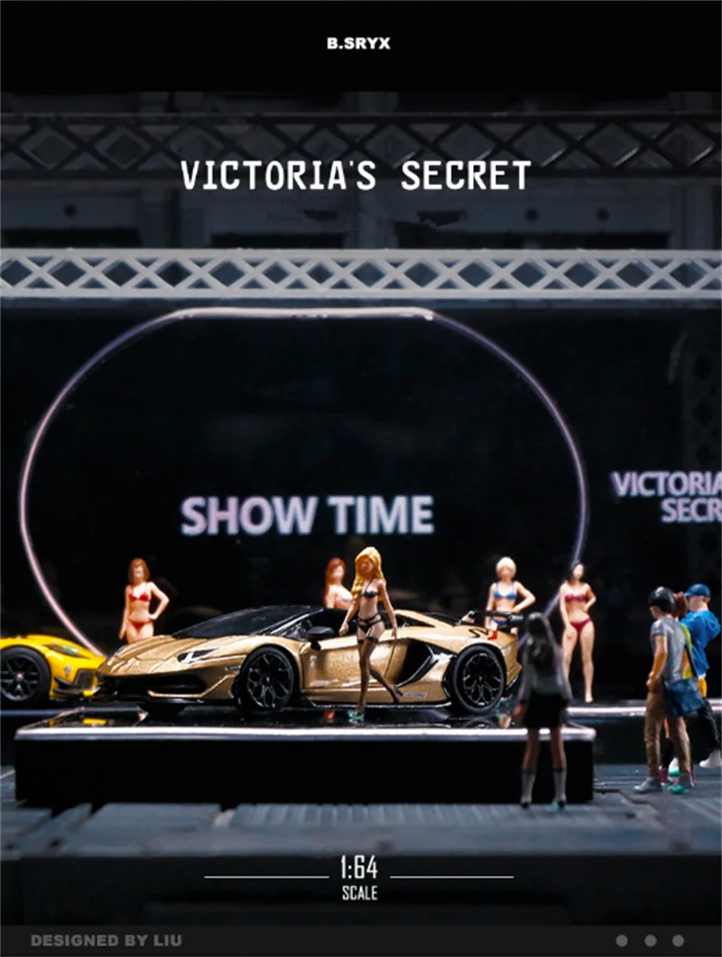 Modello in scala 1:64 1 pezzo in resina in miniatura bellezza costumi da bagno bikini ragazze action figure bambola scena fai da te collezione di accessori fan giocattolo