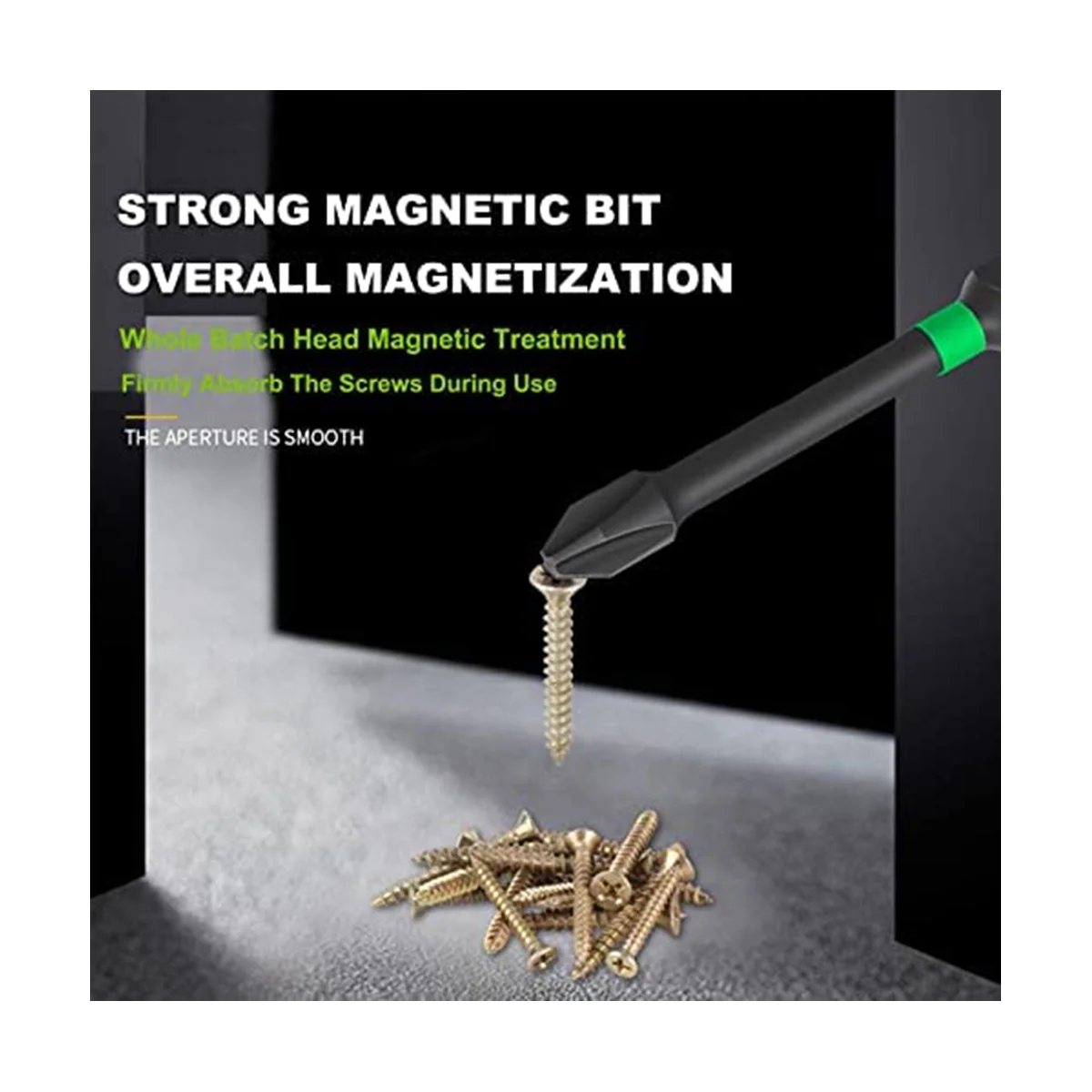 Chave de fenda Bit Set para furadeira de impacto, S2 Driver Drilling Work Set, Bits cabeça forte, novo, 2022, 12pcs