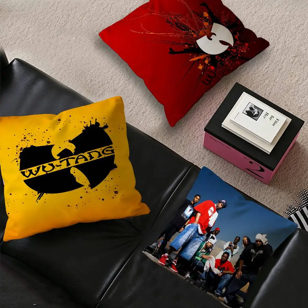 Hip Hop Group Wu Tang Maple Design Cushion Cover Happy Autumn Harvest Decor Holiday Decorati Pillow Cover