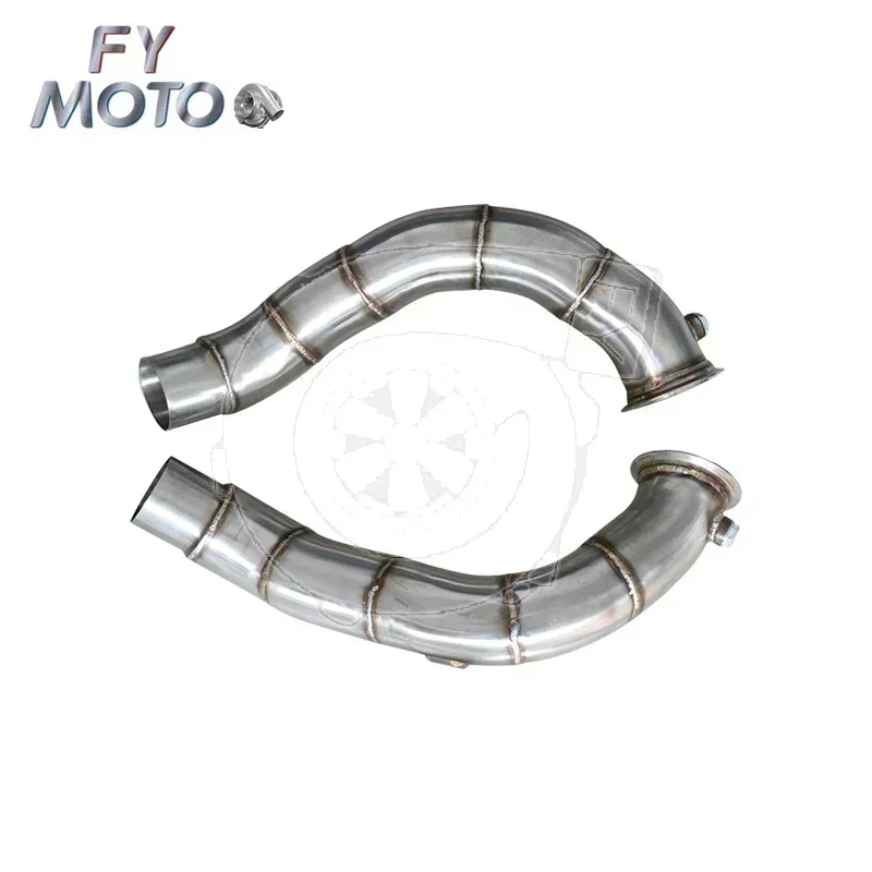New Arrivals Exhaust Downpipe For BMW F10 M5 2012+ F13 M6 2012+ Without Cat 80MM S63 Engine