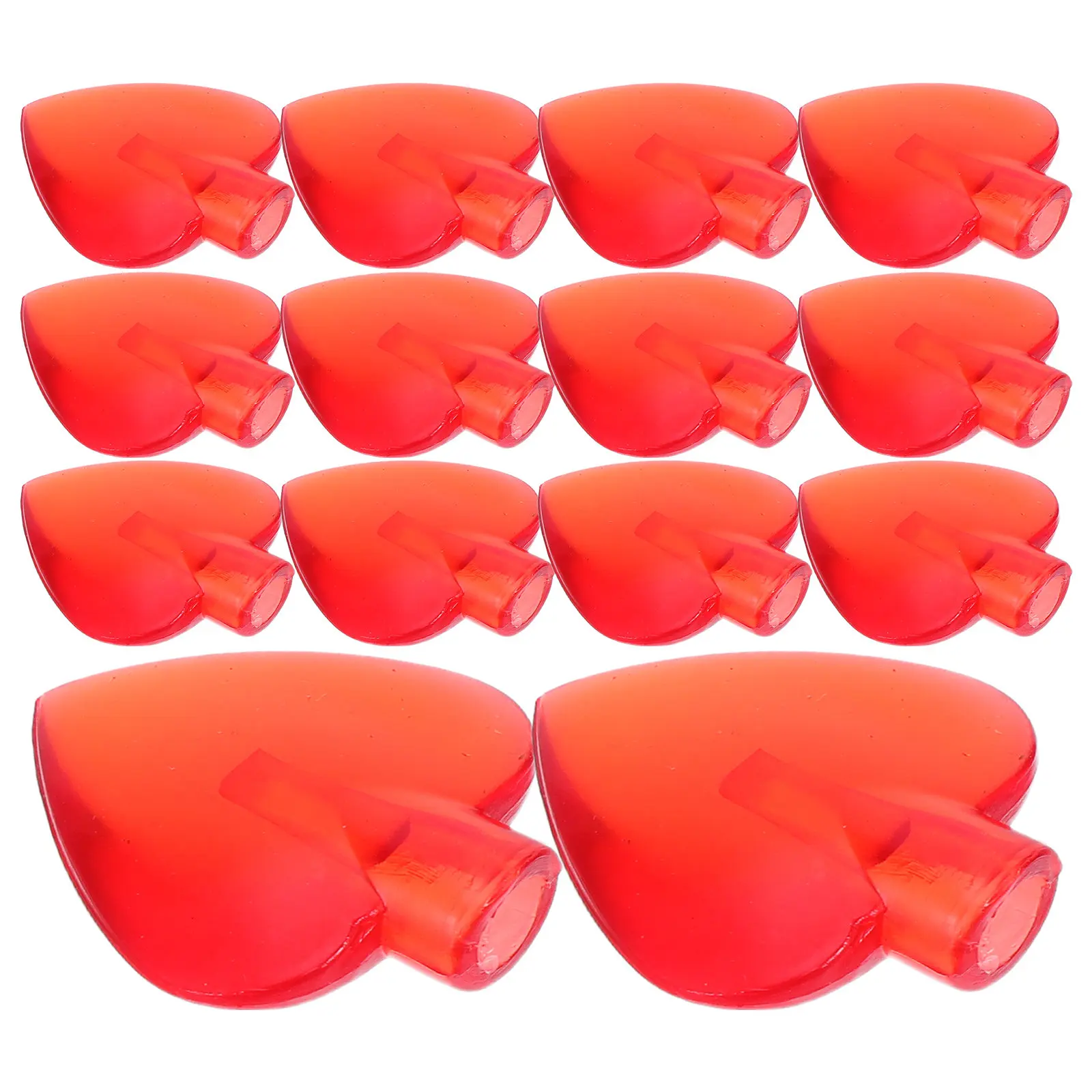 50Pcs Heart Lampshade Covers for 5Mm LED String Lights Red Mini Decorative Bulb Shade Romantic Holiday Wedding Birthday Party