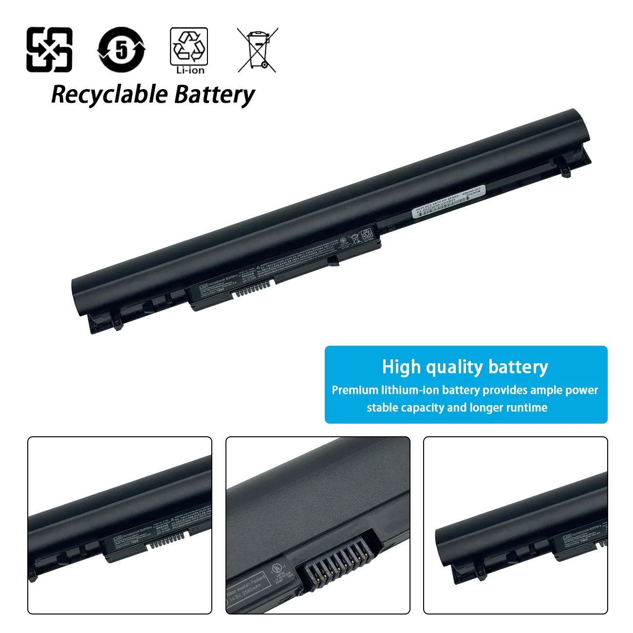 LA04 Laptop Battery For HP Pavilion 14-n000 14-n200 15-n000 15-n200 248 340 345 350 355 G1 728460-001 752237-001 HSTNN-IB5M