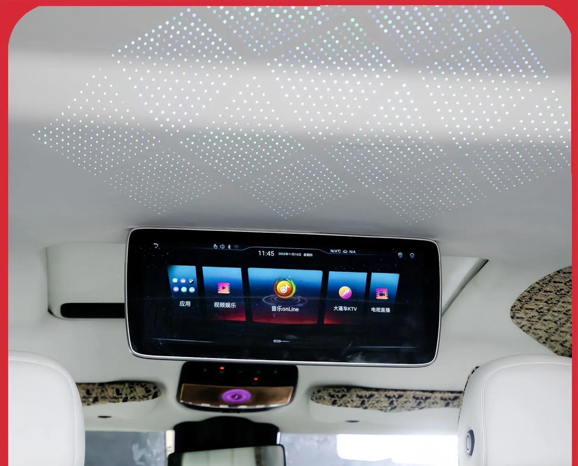 Suitable for Mercedes-Benz G-Class W464G500G550GG63 car ceiling TV car monitor