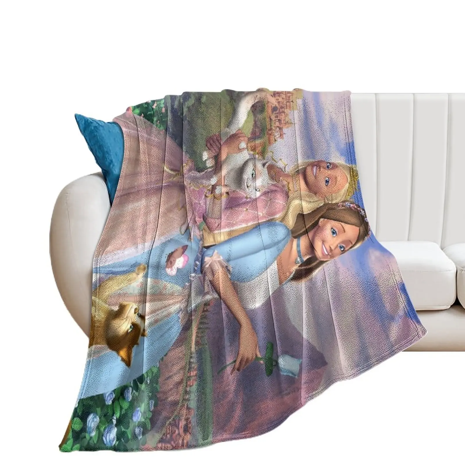 Princess and the Pauper Throw Blanket for winter Blankets For Sofas Sofas Cute Blankets