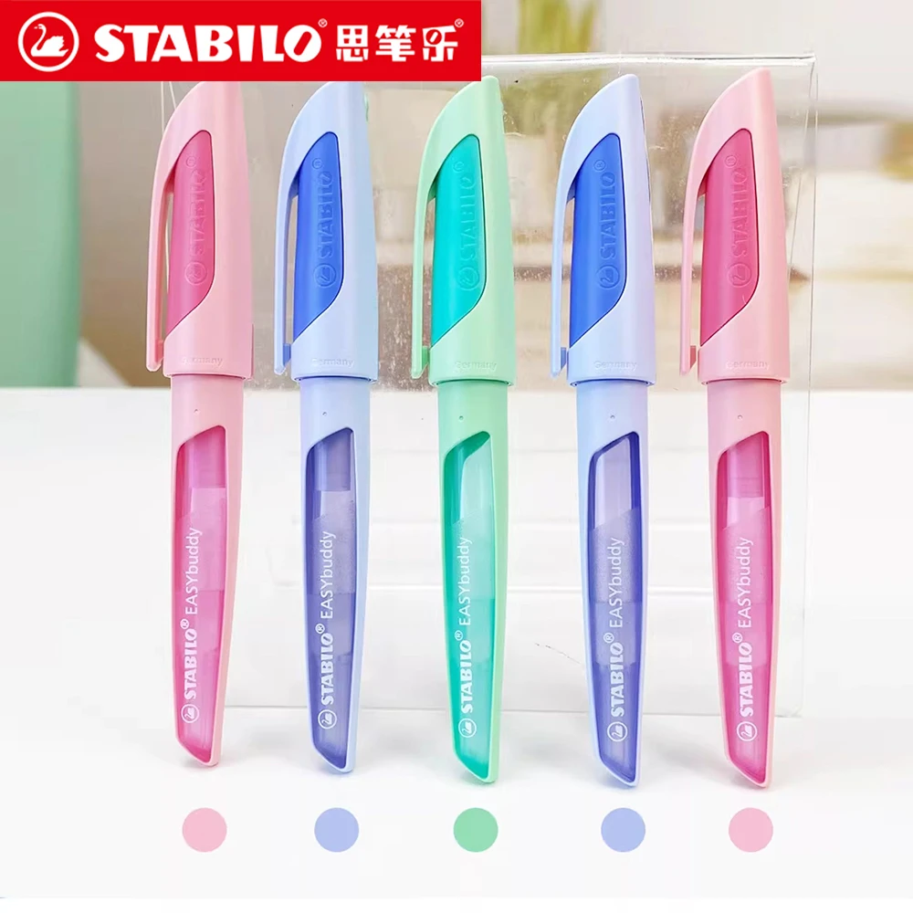 

Набор перьевых ручек Stabilo для письма, с наконечниками EF/M/A/L, для коррекции осанки, с подарочными чернилами, школьные принадлежности