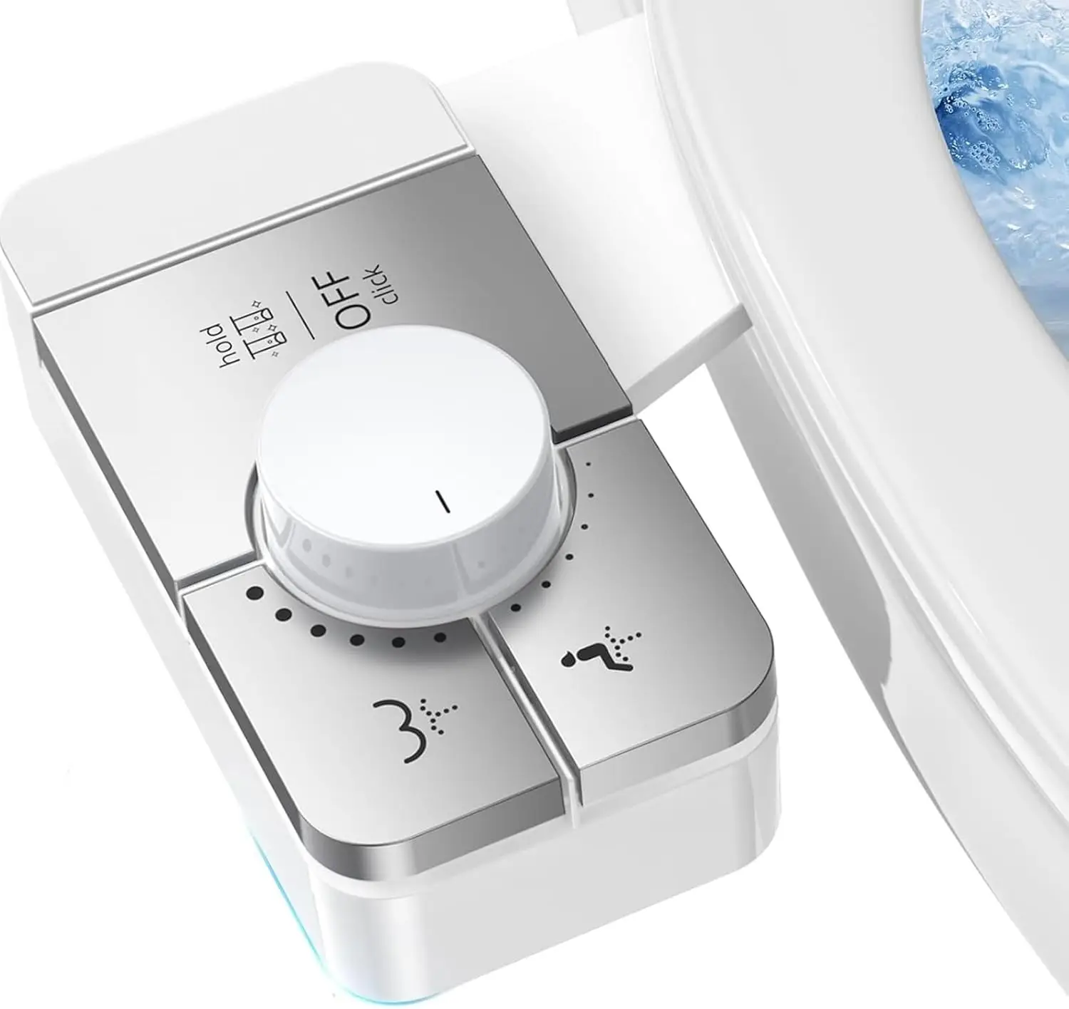 

Bidet Attachment for Toilet Ultra-Slim Bidets for Existing Toilets, Non-Electric Bidet Toilet Seat Self-Cleaning Retractable Noz