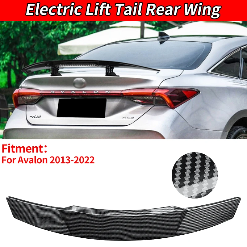 Electric Auto Lift Up And Down Universal Rear Trunk Tail Boot Lid Car Spoiler Wing For Asian Dragon 2013-2022 Sedan Car ABS