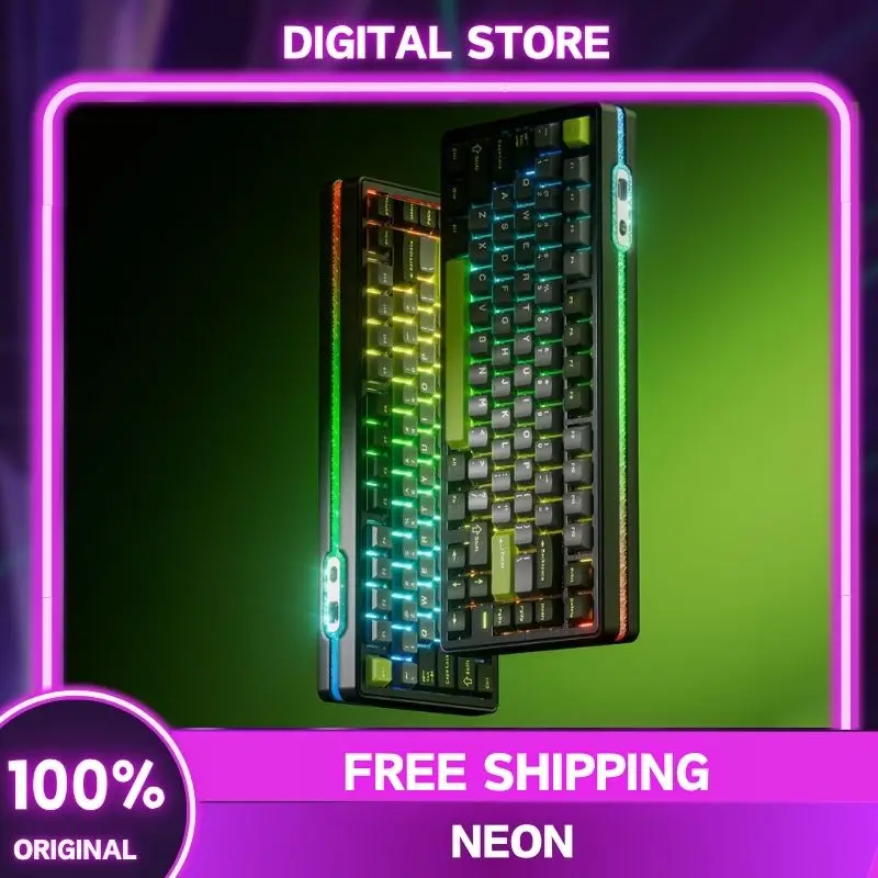 

VGN Neon Magnetic Switch Keyboard Tri Mode Wireless Mechanical Keyboard 8000Hz 0.005mmRT Gaming Keyboard Gamer PC Accessories