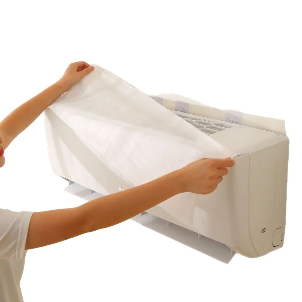 

45x100cm Vertical AC Filter Polyester Dust Cover Low Wind Resistance Flame Retardant Multi Layer Replacement Parts Kit