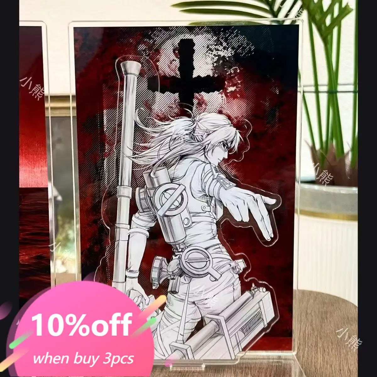 29styles Atak Tytanów Anime Gadżety Rodzinne Portrety Akrylowe Podstawki Hange Line Stojące Płytki Levi Przezroczyste Karty Zabawki