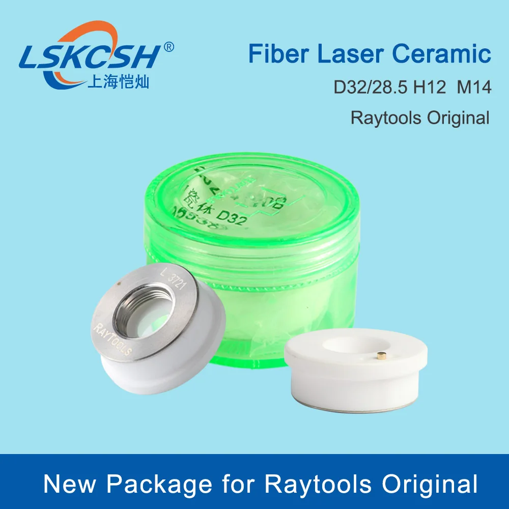LSKCSH Raytools Original Ceramic Nozzle Holder 120274100B D32mm For Raytools Fiber Laser Cutting Head BT240S BM109 BM111 114S
