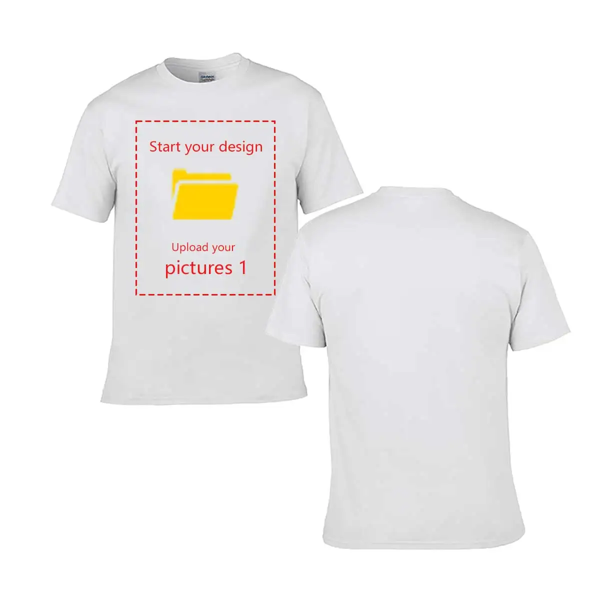 Individuell bedrucktes Kurzarm-T-Shirt für Männer und Frauen, Sommer-Oberteile, T-Shirts, DIY mit Ihrem Lieblingsfoto oder Logo, T-Shirt-Bekleidung – Detail 5