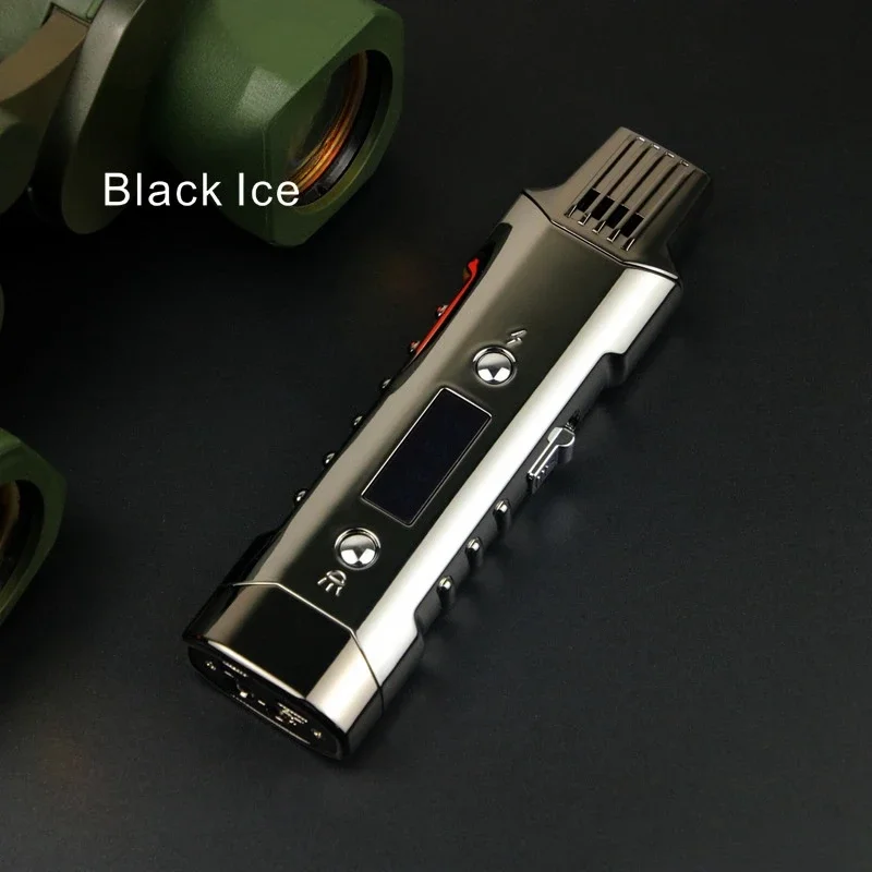 Multifunctional Gas Electric Dual Purpose Lighter Direct Charged Arc Lighter Blue Flame Point Cigar Inflatable Charging Igniter