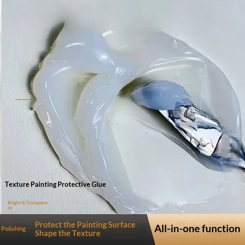500ml /1000ml Transparent Texture Gloss Matte Medium for Oil Painting Clear Texture Paste Painting Gel for Art Creation