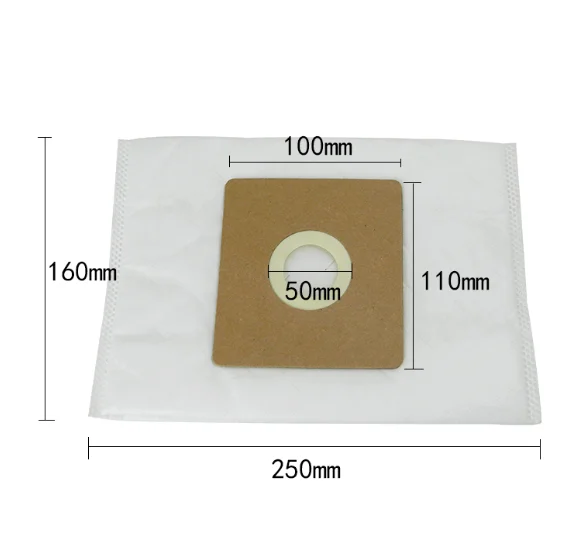 10 pcs/lot Vacuum Cleaner Dust Filter Bags for Sanyo SC-35A SC-N200 SC-C400 SC-P5 SC-39A etc.