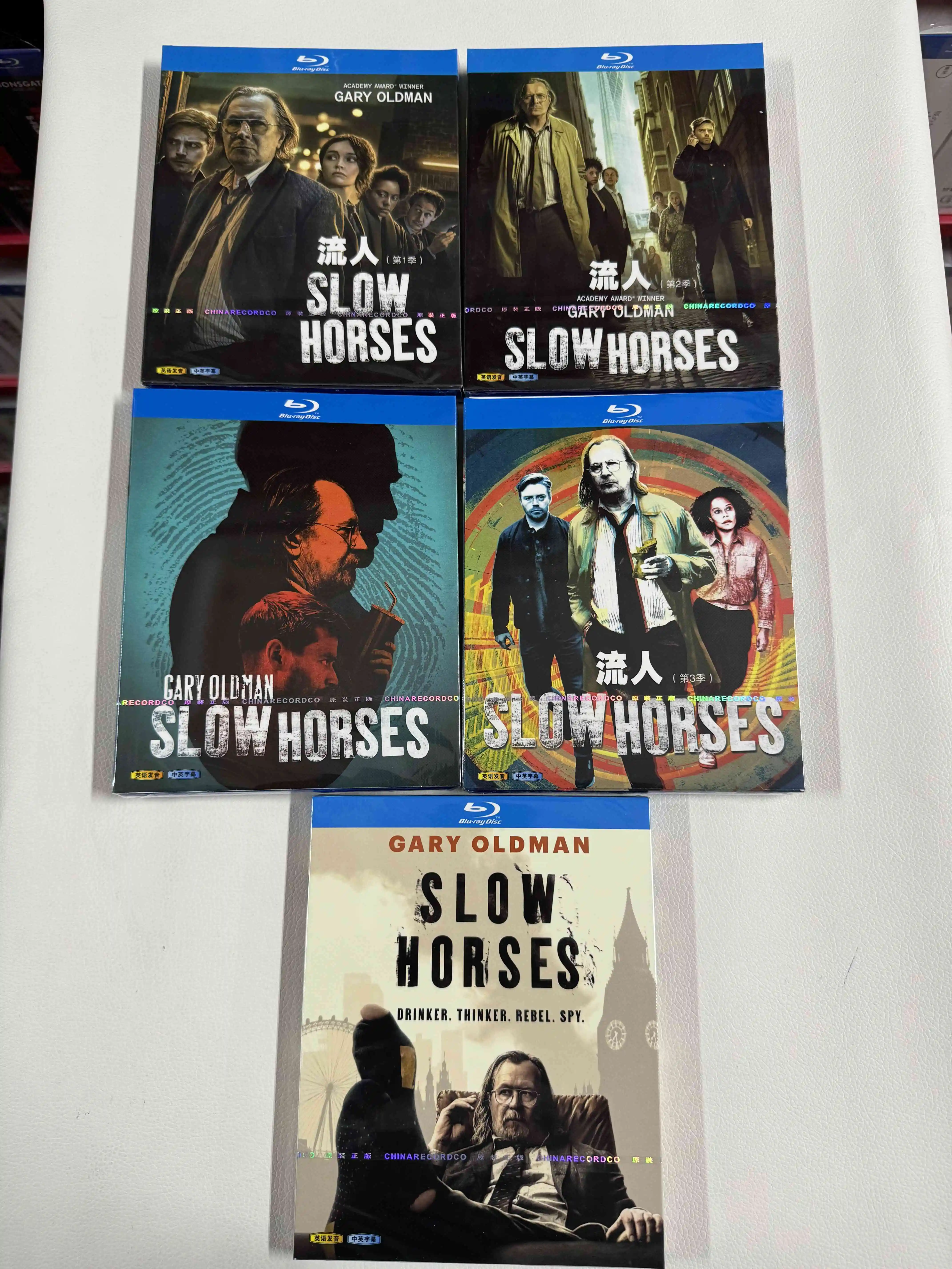 

Blu-ray Disc Box Set for Slow Horses Seasons 1-5 with English and Traditional Chinese Subtitles