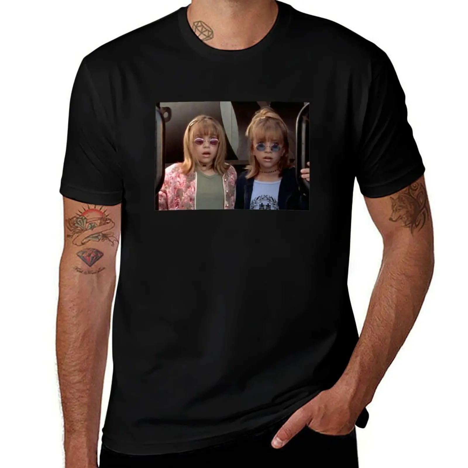 MaryKate e Ashley OlsenSimple Camicia grafica vintage Camicia unisexBest T-shirt magliette da uomo in cotone divertente T-shirt