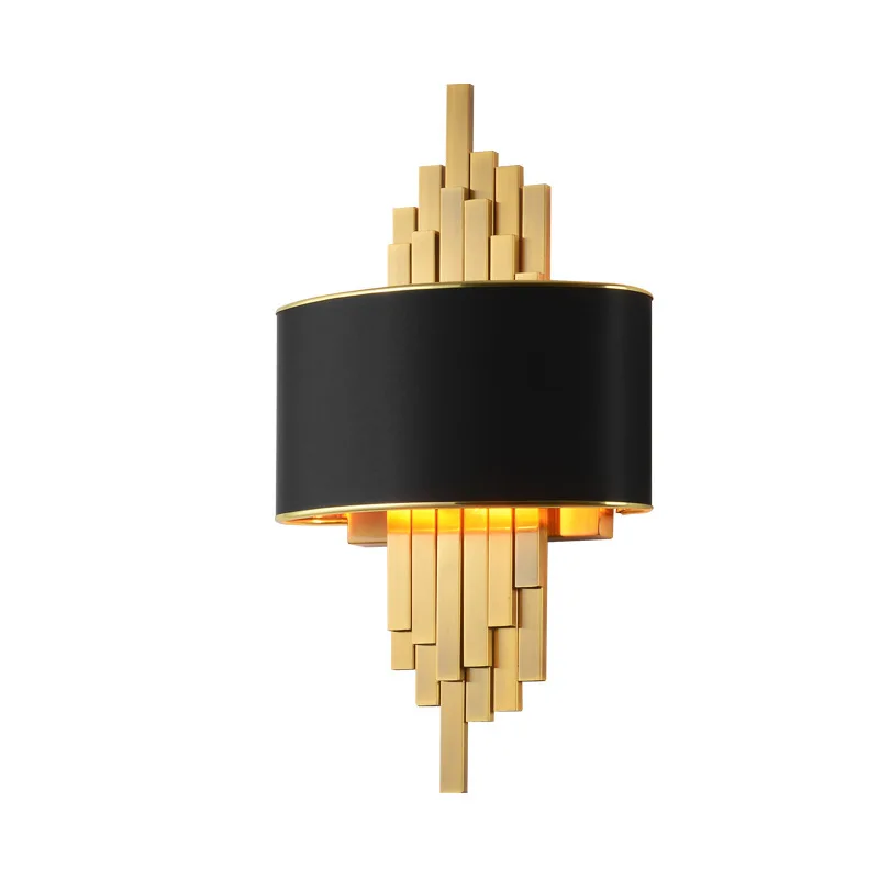 Postmodern Minimalist Wall Lamp Living Room Bedroom Guest Room Bedside Lights LED Designer Art Background Wall Lighting Fixtures