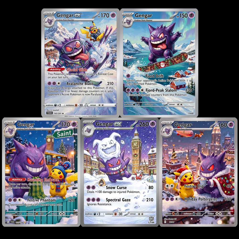 cartas-de-colecao-pokemon-ptcg-conjunto-de-cartas-raras-do-gengar-presente-pokemon-estilo-de-pintura-a-oleo-cartas-de-jogo-personalizadas-brinquedos-para-criancas