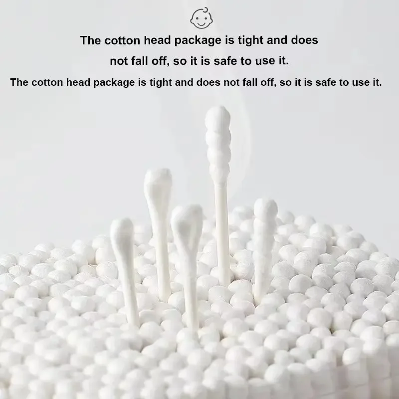 Wholesale Pure Cotton Baby Care Safety Paper Stick Cotton Swabs Manufactured in China by Trusted Cotton Bud Suppliers