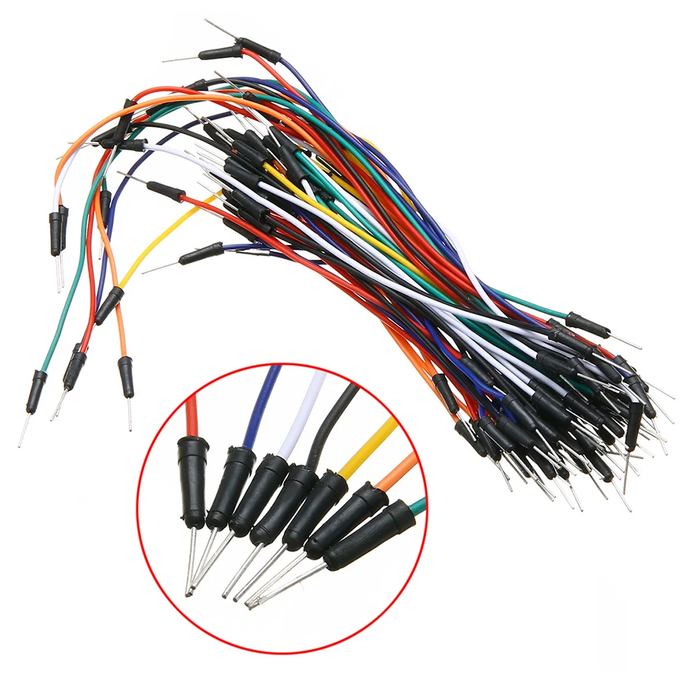 130pcs 130pcs Solderless Flexible Breadboard For Jumper Cable Kit Ribbon Cable High Temperature Resistant For Electronic