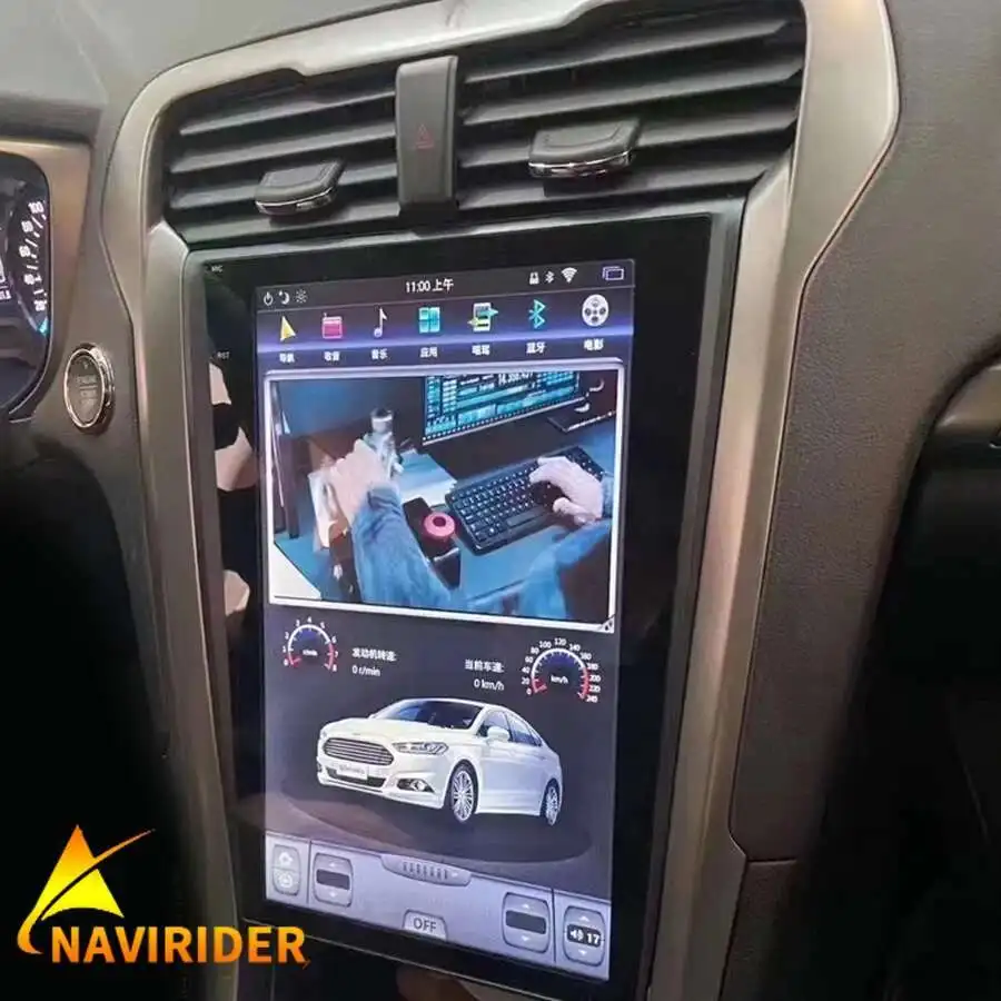 

12.1" Android 11 Tesla Screen For Ford Fusion Mondeo 2014 - 2019 Car Radio Multimedia Stereo Video Player GPS Head Unit Carplay
