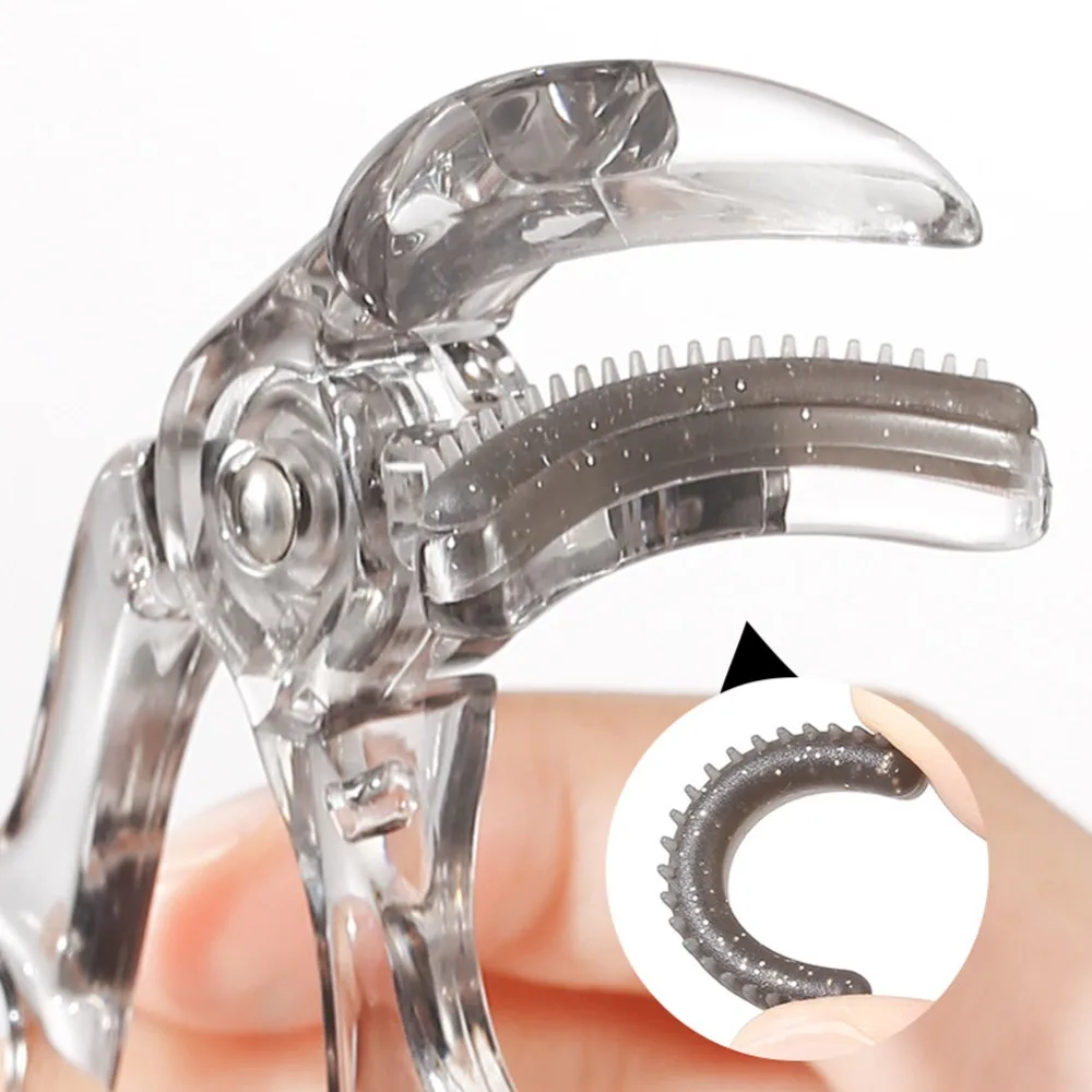 أداة تجعيد الرموش الجزئية ذات الزاوية الواسعة، مشط تجعيد بمشبك واحد، أداة تصفيف سهلة الاستخدام لتكبير العينين