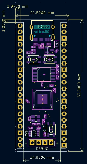 Raspberry Pi Pico Board RP2040 2MB 4MB 8MB 16MB Obsługa Micropython /C/C++、CircuitPython